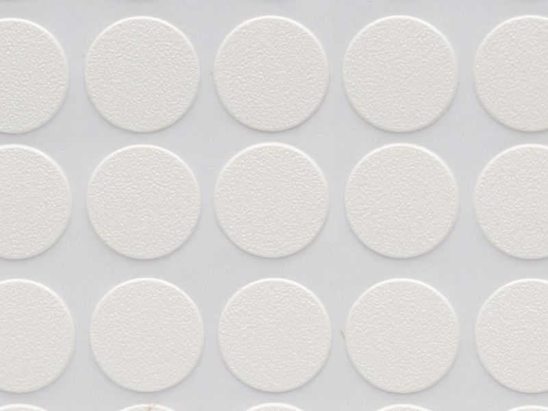 Adhesive Screw Caps in White | Allfasteners